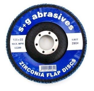Zirconia Flap Disc 115mm x 22mm F/G Z80 Grit