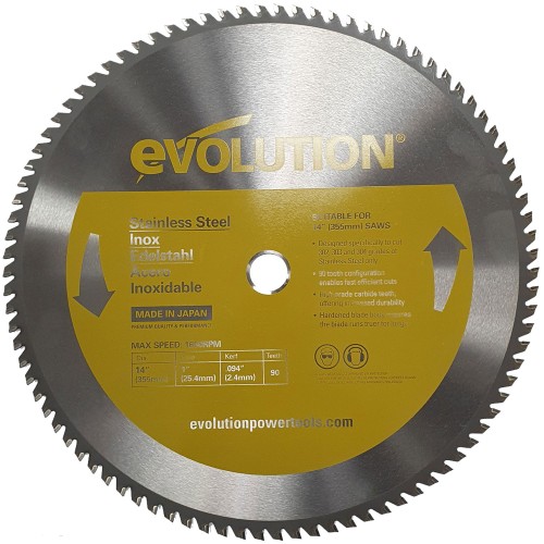 355mm Stainless Steel Cold Cut Saw Blade